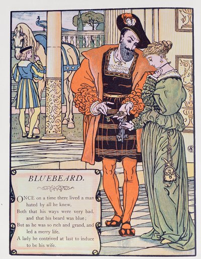 Blaubart und seine Frau, Illustration für 